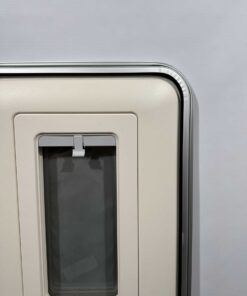 Hymer Aufbautür 1740x580mm weiß 2-teilig mit Fenster – Bild 13