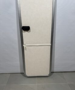 Hymer Aufbautür 1740x555mm weiß 2-teilig Hammerschlag – Bild 8