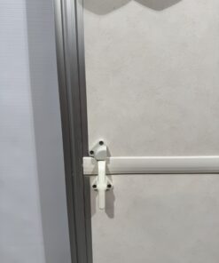Hymer Aufbautür 1740x555mm weiß 2-teilig Hammerschlag – Bild 9