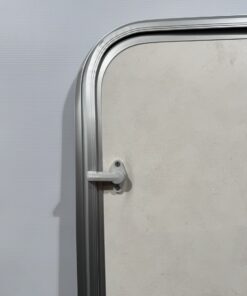 Hymer Aufbautür 1740x555mm weiß 2-teilig Hammerschlag – Bild 12