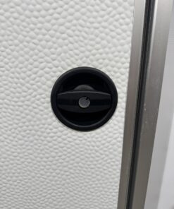 Hymer Aufbautür 1740x555mm weiß 2-teilig Hammerschlag – Bild 3