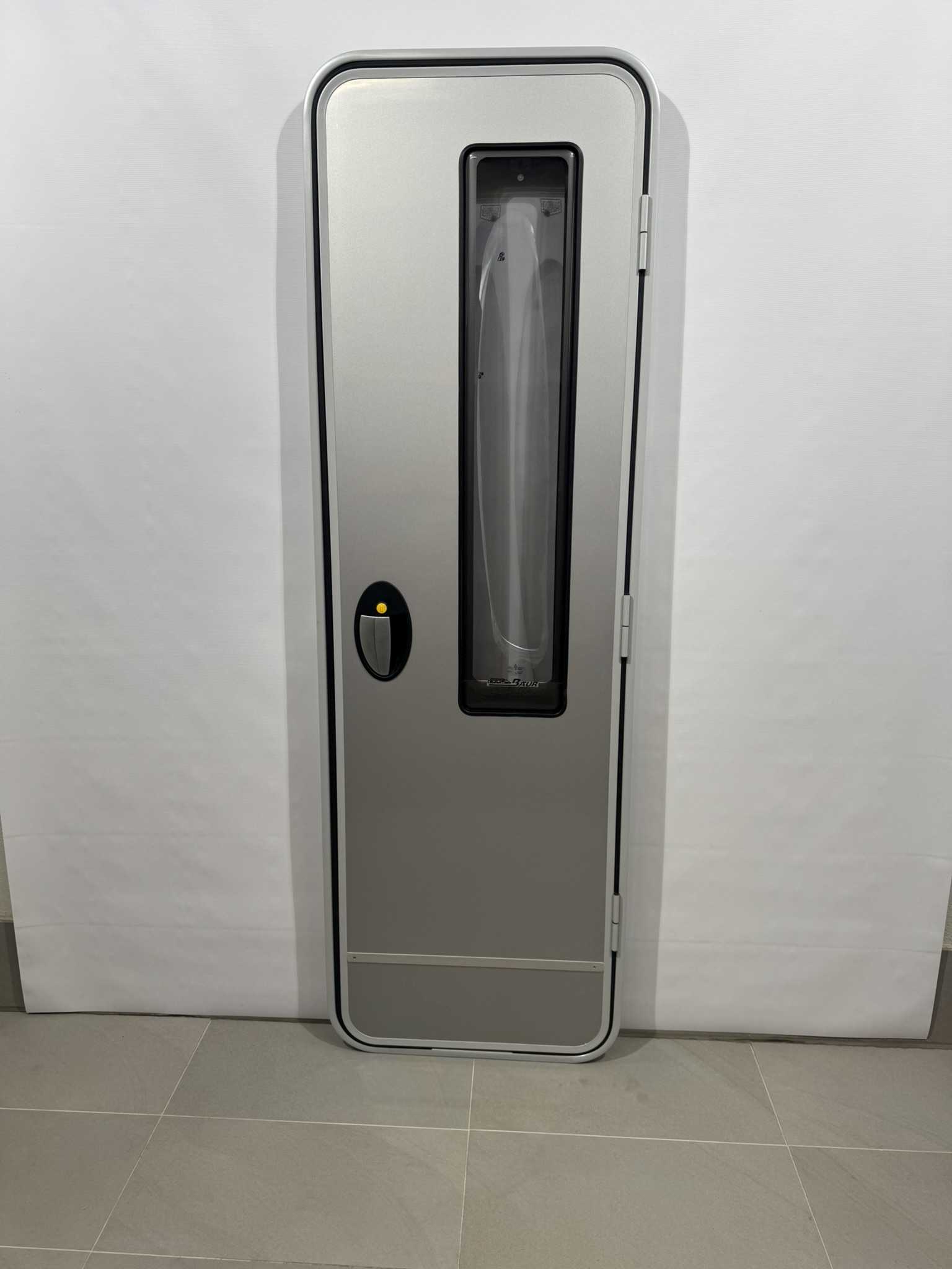 Hymer Aufbautür grau mit Fenster 1920x600mm