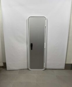 Hymer Aufbautür silber / weiß 1740x545mm