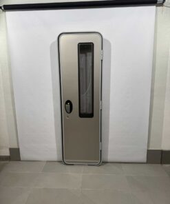 Hymer Aufbautür Wohnmobil grau / silber 1920x600mm