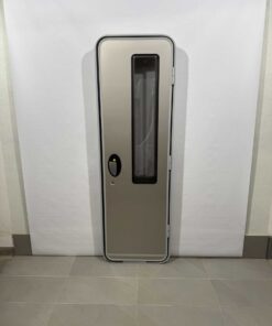 Hymer Aufbautür Wohnmobil grau / silber 1920x600mm – Bild 2