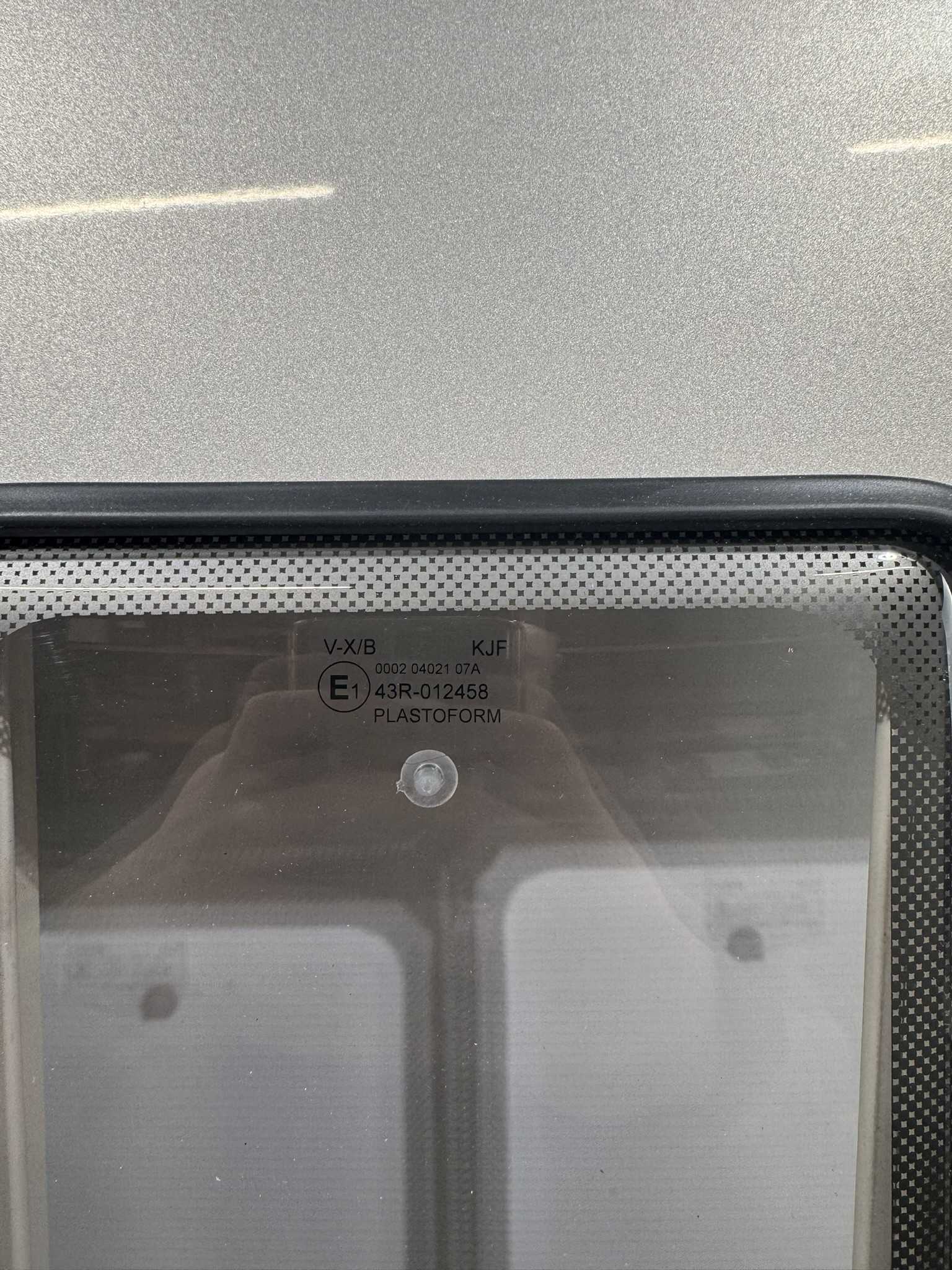 Hymer Aufbautür Wohnmobil grau / silber 1920x600mm – Bild 4