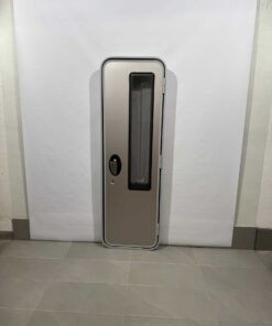 Hymer Aufbautür grau/silber mit Fenster 1731x545mm