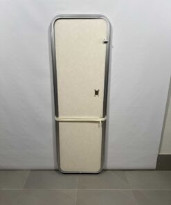 Hymer Aufbautür weiß Hammerschlag 2-teilig 1731x546mm – Bild 5
