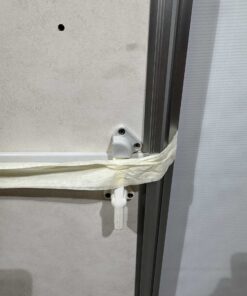 Hymer Aufbautür weiß Hammerschlag 2-teilig 1731x546mm – Bild 8