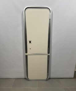 Hymer Aufbautür weiß Hammerschlag 2-teilig 1731x546mm – Bild 2