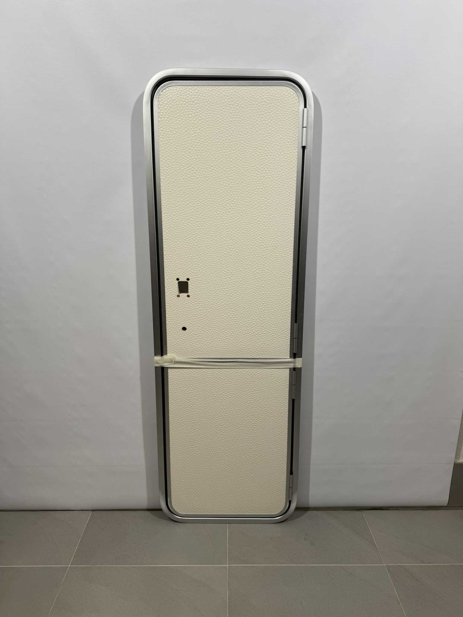 Hymer Aufbautür weiß Hammerschlag 2-teilig 1731x546mm – Bild 2