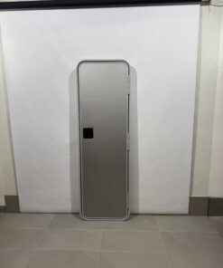 Hymer Aufbautür grau/silber mit Fliegengitter 1731x545mm