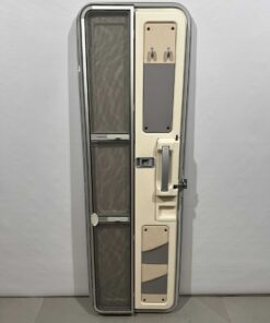 Hymer Aufbautür grau/silber mit Fliegengitter 1731x545mm – Bild 3