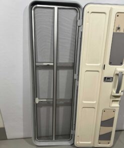 Hymer Aufbautür grau/silber mit Fliegengitter 1731x545mm – Bild 8