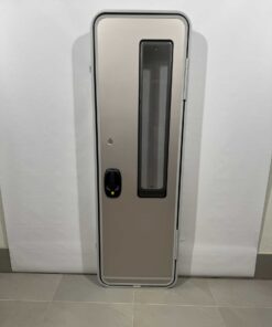 Hymer Aufbautür grau / silber 1920x600mm mit Fenster – Bild 2