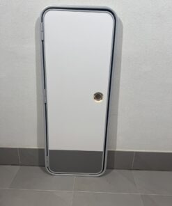 Alternative view of Hymer Aufbautür 1500x580mm weiß/grau mit Schloss