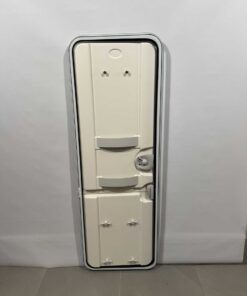 Hymer Aufbautür weiß/grau Feinhammerschlagblech 1700x580mm – Bild 5