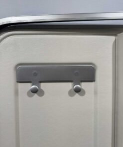 Hymer Aufbautür weiß/grau 2-teilig Hammerschlagblech 1740x580mm – Bild 7