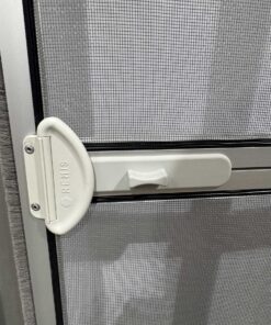 Hymer Aufbautür silber/grau 1731x545mm mit Fliegengitter – Bild 14