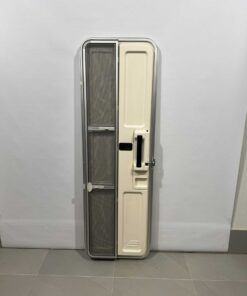 Hymer Aufbautür silber/grau 1731x545mm mit Fliegengitter – Bild 5