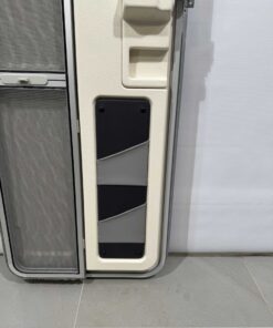 Hymer Aufbautür silber / grau 1731x545mm mit Fliegengitter – Bild 9