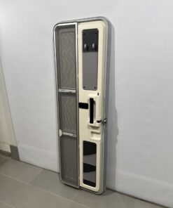 Hymer Aufbautür silber / grau 1731x545mm mit Fliegengitter – Bild 10
