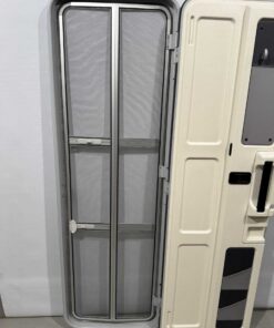 Hymer Aufbautür silber / grau 1731x545mm mit Fliegengitter – Bild 13