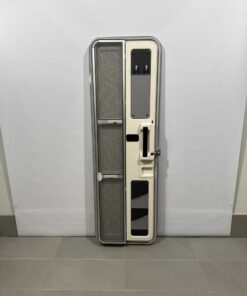 Hymer Aufbautür silber / grau 1731x545mm mit Fliegengitter – Bild 5