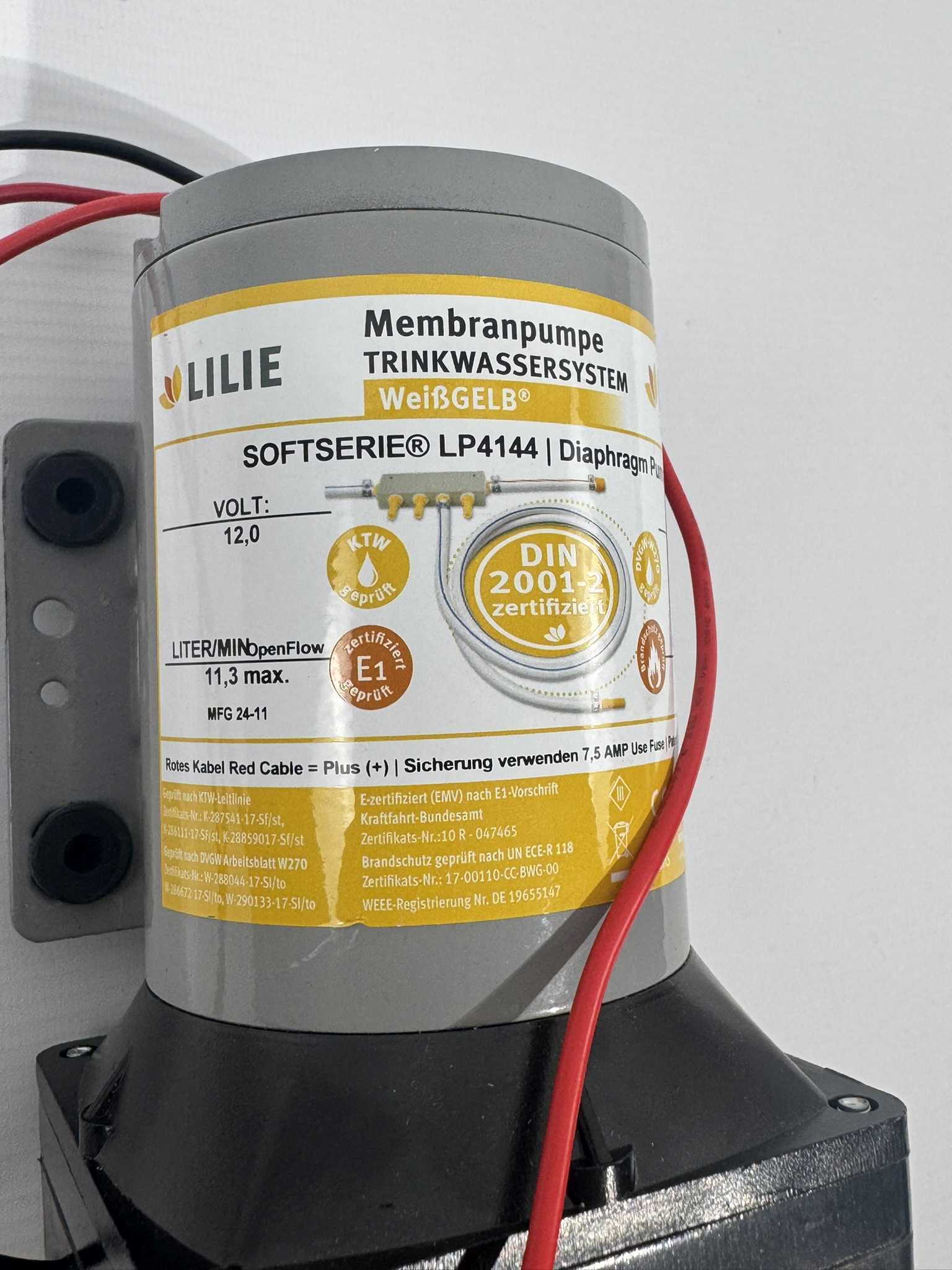 Lilie LP4144 Trinkwasserpumpe 12v – Bild 4