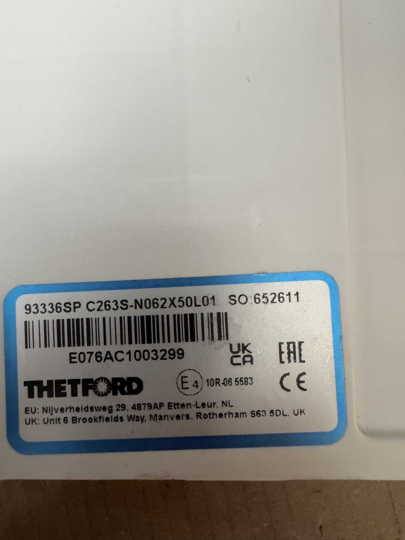 Thetford Chemical-Toilette C263S weiß – Bild 2
