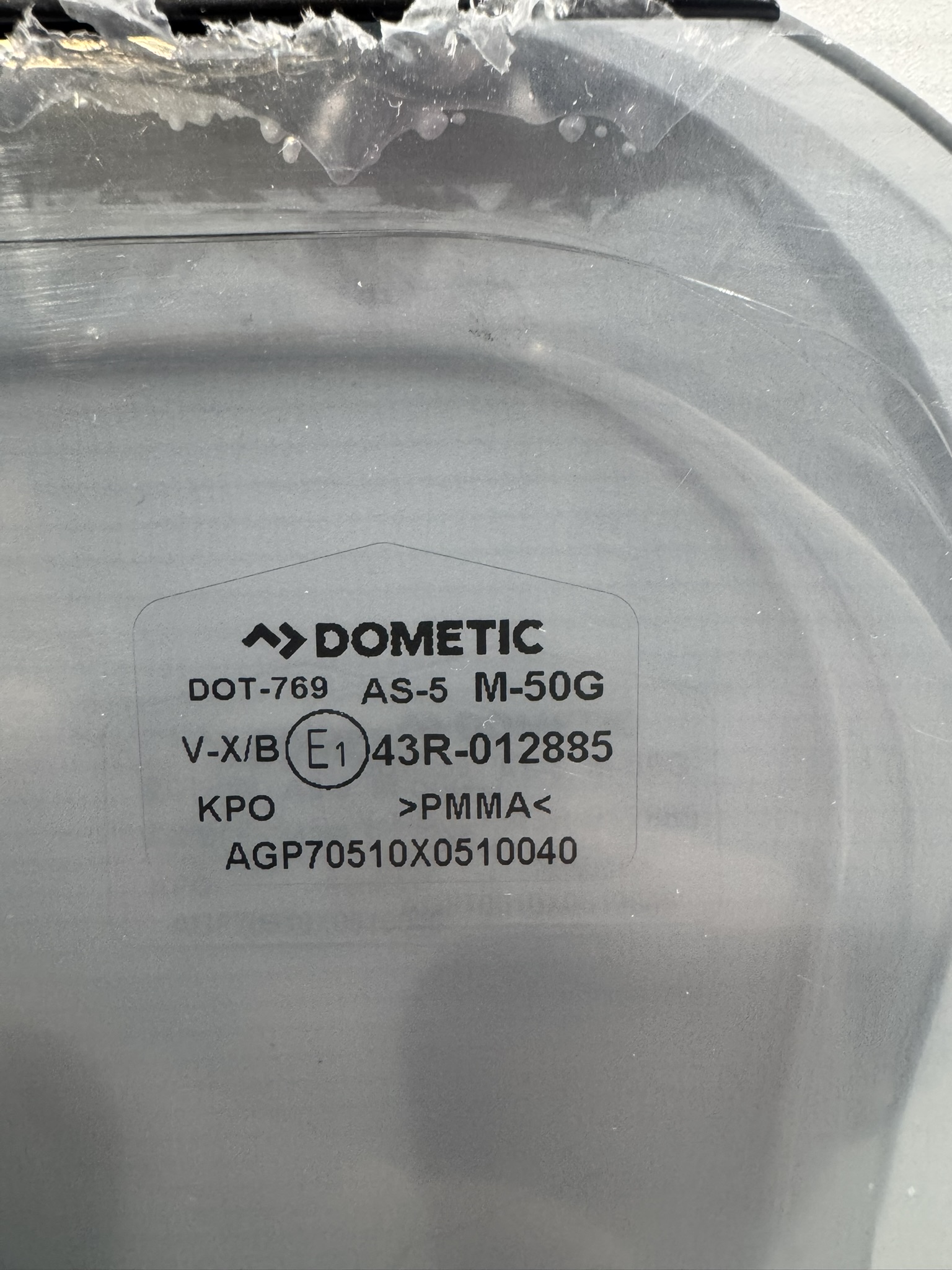 Dometic S7P Ausstellscheibe 510x510mm – Bild 2