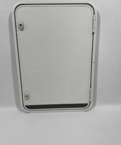 Serviceklappe Wohnwagen / Wohnmobil 700x1000mm weiß Hammerschlag – Bild 2