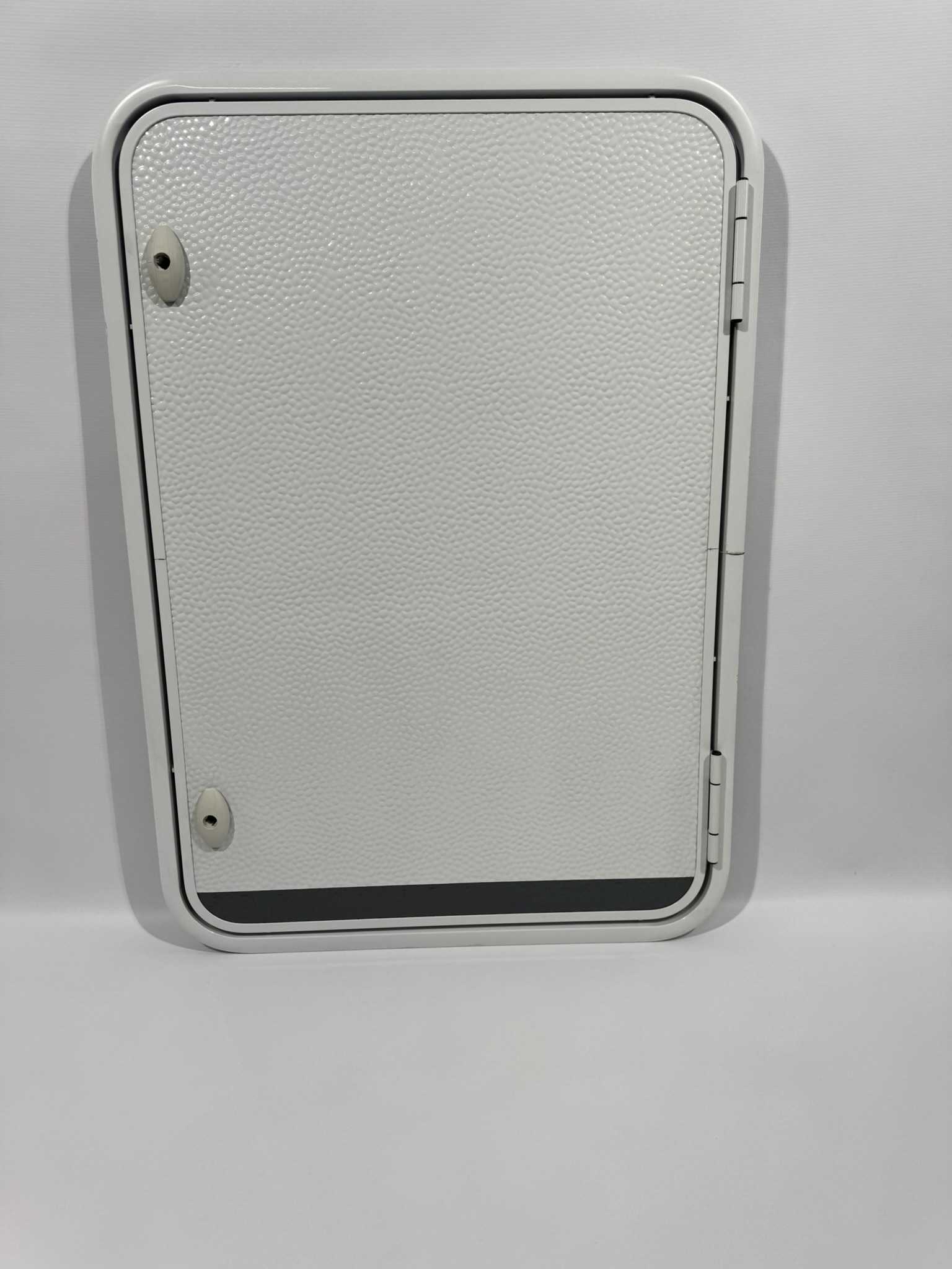 Serviceklappe Wohnwagen / Wohnmobil 700x1000mm weiß Hammerschlag – Bild 2