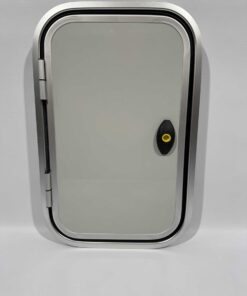 Serviceklappe Wohnwagen / Wohnmobil 550x350mm weiß / silber – Bild 2