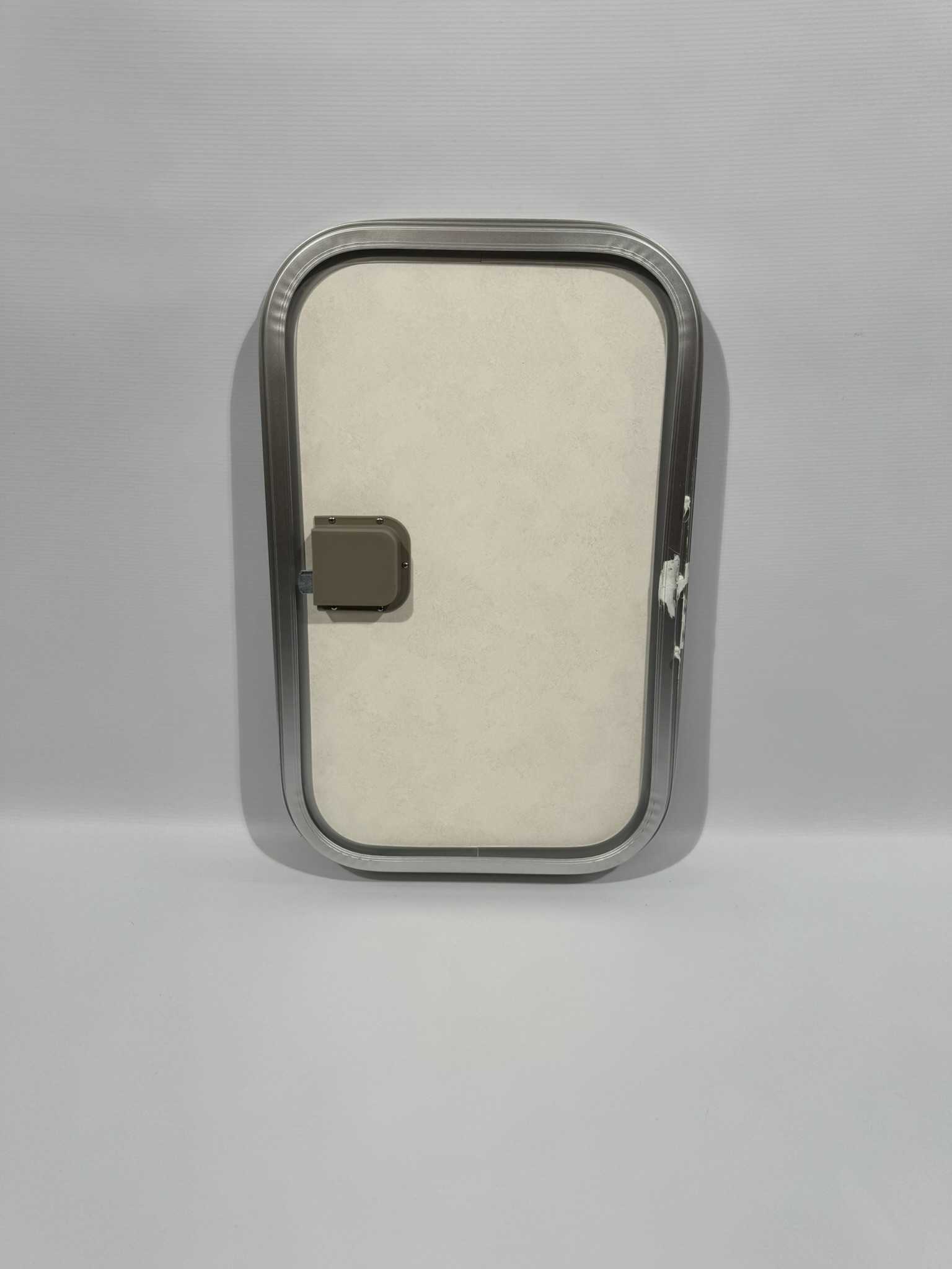 Serviceklappe Wohnwagen / Wohnmobil 550x350mm weiß / silber – Bild 6