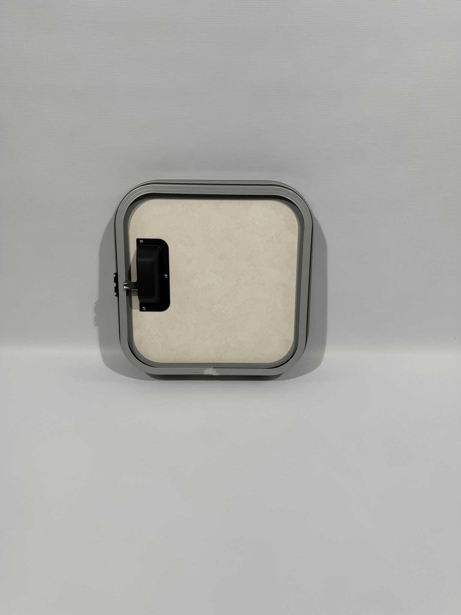 Serviceklappe / Stauraumklappe Wohnwagen / Wohnmobil 400x400mm grau / silber – Bild 5