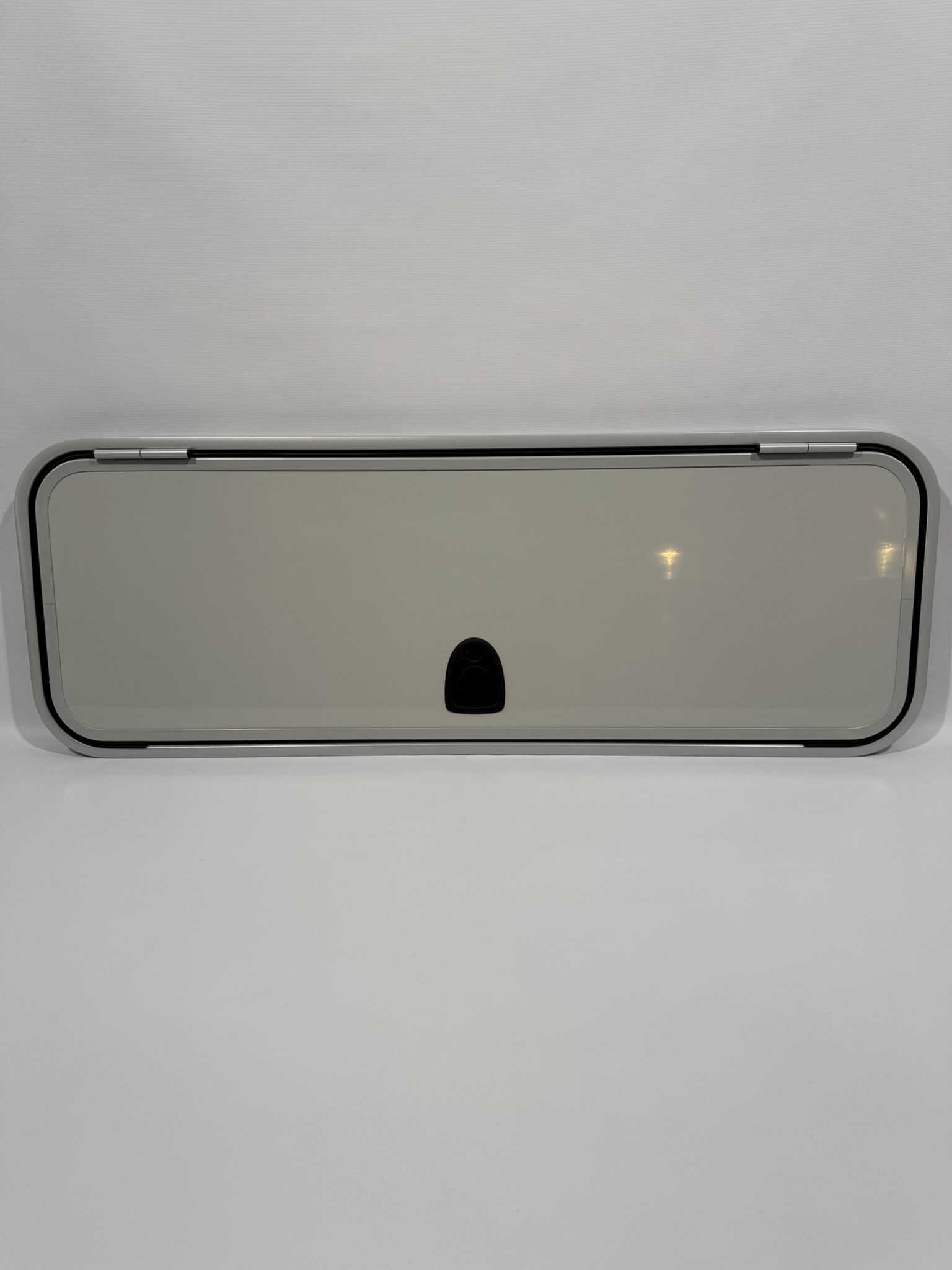 Serviceklappe / Stauraumklappe Wohnwagen / Wohnmobil 1200x420mm grau/silber – Bild 2