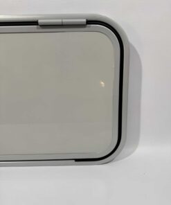 Serviceklappe / Stauraumklappe Wohnwagen / Wohnmobil 1200x420mm grau/silber – Bild 4