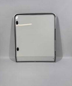 Serviceklappe / Stauraumklappe Wohnwagen / Wohnmobil 900x1073mm weiß/grau
