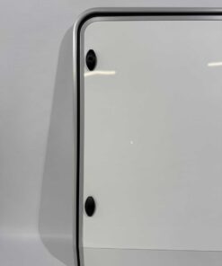 Serviceklappe / Stauraumklappe Wohnwagen / Wohnmobil 900x1073mm weiß/grau – Bild 4
