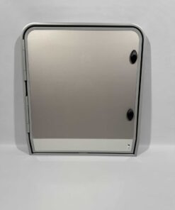 Serviceklappe / Stauraumklappe Wohnwagen / Wohnmobil 750x860mm silber/grau – Bild 2