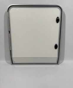 Serviceklappe / Stauraumklappe Wohnwagen / Wohnmobil 750x867mm weiß/grau – Bild 2