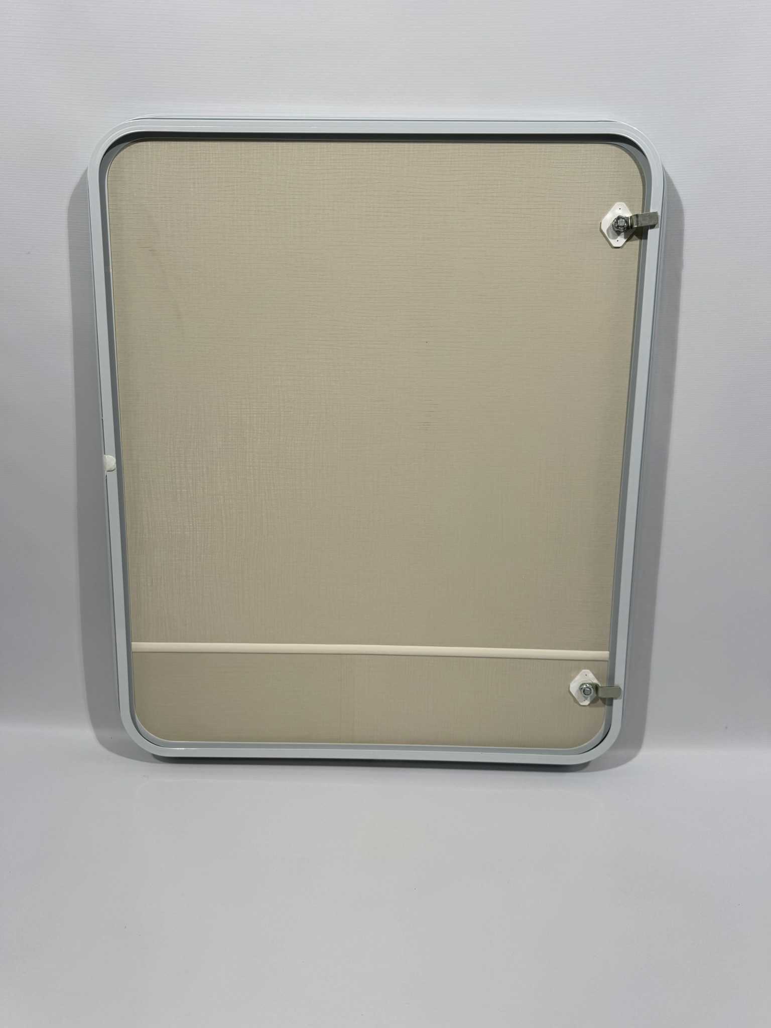 Serviceklappe / Stauraumklappe Wohnwagen / Wohnmobil 800x950mm weiß/silber – Bild 5