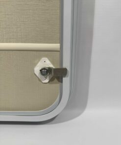 Serviceklappe / Stauraumklappe Wohnwagen / Wohnmobil 800x950mm weiß/silber – Bild 6