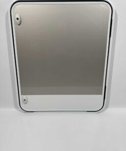 Serviceklappe / Stauraumklappe Wohnwagen / Wohnmobil 800x950mm weiß/silber – Bild 2