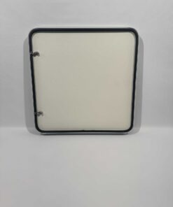 Serviceklappe / Stauraumklappe Wohnwagen / Wohnmobil 800x800mm weiß/silber – Bild 5