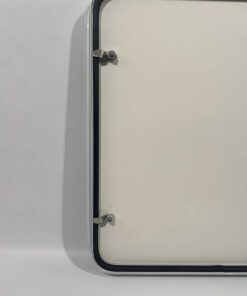 Serviceklappe / Stauraumklappe Wohnwagen / Wohnmobil 800x800mm weiß/silber – Bild 6