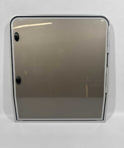 Serviceklappe / Stauraumklappe Wohnwagen / Wohnmobil 910x1026mm grau/silber – Bild 2