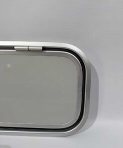 Serviceklappe / Stauraumklappe Wohnwagen / Wohnmobil 799x294mm weiß/silber – Bild 3