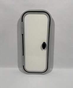 Serviceklappe / Stauraumklappe Wohnwagen / Wohnmobil 700x310mm weiß/grau – Bild 2
